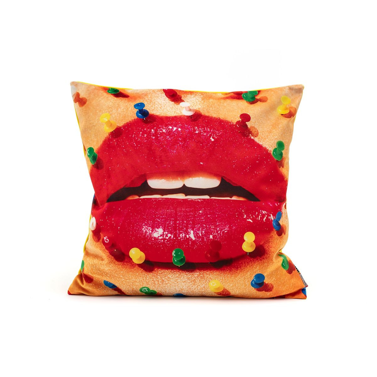 Mouth With Pins Cuscino Seletti