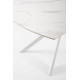 Tavolo allungabile Joakim 160-240x90 bianco Bizzotto dettaglio