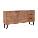 Credenza 2 ante 3 cassetti Isar Bizzotto vista