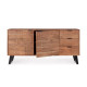 Credenza 2 ante 3 cassetti Isar Bizzotto dettaglio