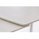 Tavolo allungabile Raili 119,5/180x85 bianco-grigio Bizzotto dettaglio