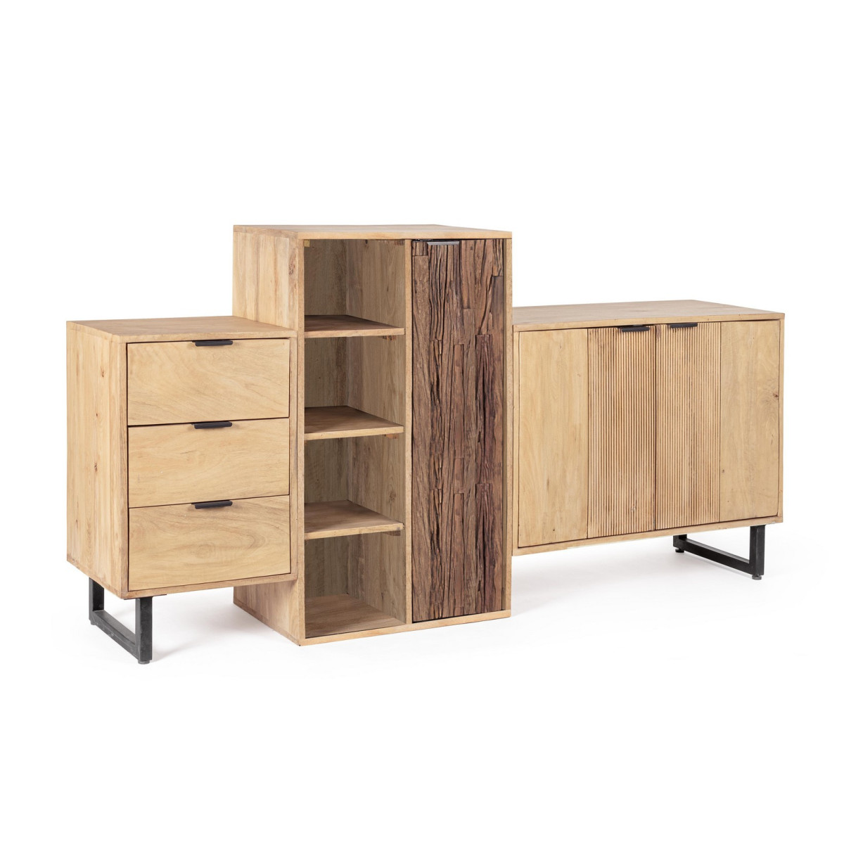 Credenza 3 ante 3 cassetti Nashik