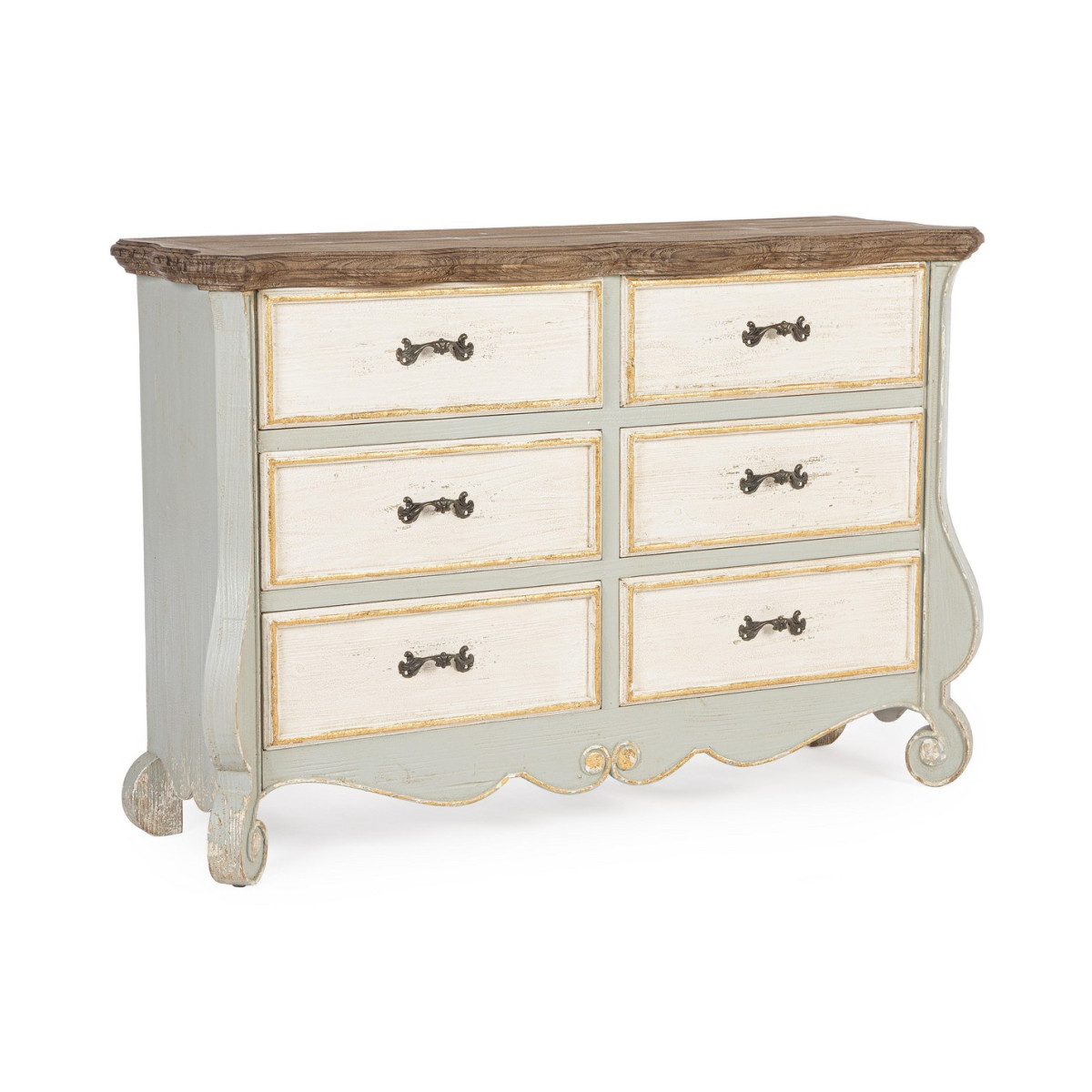 Credenza 6 cassetti Madeleine