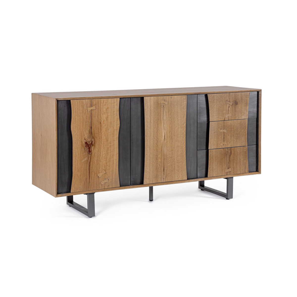 Credenza 2 ante 3 cassetti Garwood