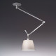 Artemide Tolomeo Decentrata Suspension diffusore pergamena/raso ambientazione