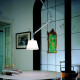 Artemide Tolomeo Decentrata Suspension diffusore pergamena/raso ambientazione