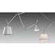 Artemide Tolomeo Decentrata Suspension diffusore pergamena/raso