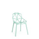 Chair_One Sedia con gambe in alluminio verniciato Magis vista finitura menta