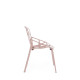 Chair_One Sedia con gambe in alluminio verniciato Magis vista finitura cipria