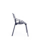 Chair_One Sedia con gambe in alluminio verniciato Magis vista finitura nera