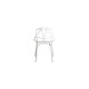 Chair_One Sedia con gambe in alluminio verniciato Magis vista finitura bianca