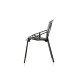 Chair_One Sedia con gambe in alluminio verniciato Magis vista finitura nera