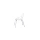 Chair_One Sedia con gambe in alluminio verniciato Magis vista finitura bianca