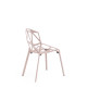 Chair_One Sedia con gambe in alluminio verniciato Magis vista finitura cipria