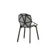 Chair_One Sedia con gambe in alluminio anodizzato Magis dettaglio