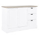 Credenza Dorotea 2a-3c Bizzotto vista