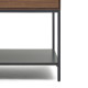 Credenza Vedrana 3 ante impiallacciate noce e gambe in acciaio nero 195 x 80 cm Kave Home dettaglio