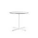 Fade table metal structure Ø 80 bianco Plust