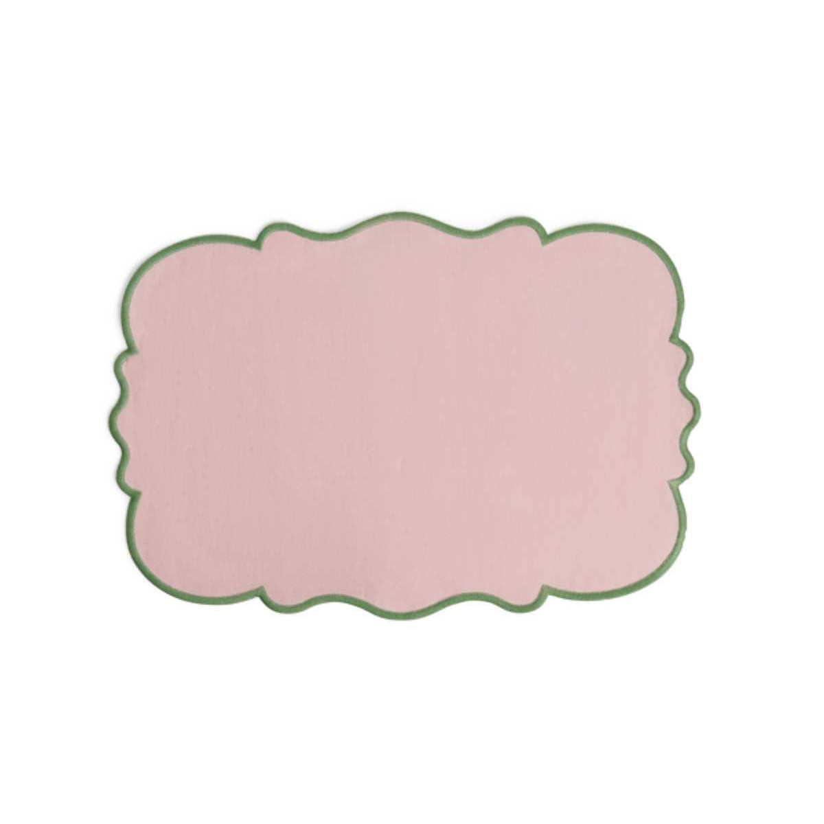 Smerlo Set 2 Tovagliette Rosa bordo verde Bitossi Home