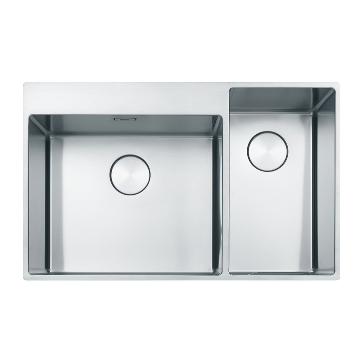 Franke Box BXX 220-50-27 Lavello 2 vasche inox satinato 82x51