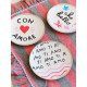 Con Amore Set 4 Piattini Ø 17  Ti amo, Forever Always, Con Amore, Che bello Bitossi Home ambientazione