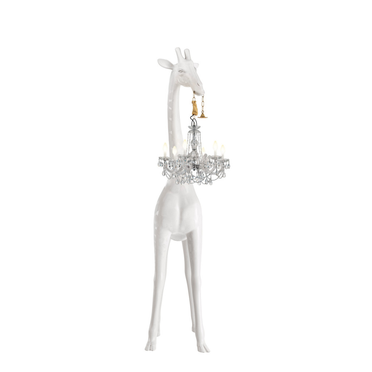 Giraffe in Love M Outdoor bianco