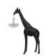 Giraffe in Love M Outdoor nero Qeeboo vista