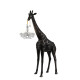 Giraffe in Love M Outdoor nero Qeeboo vista