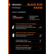 Heliosa Hi-design Black Evo Radio Riscaldatore a infrarossi specifiche tecniche