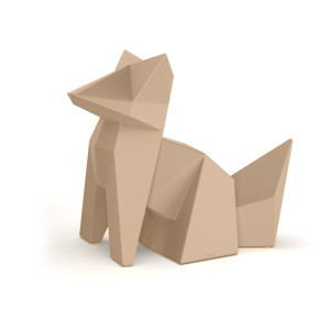 Kokitsune Origami scultura