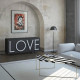 Driade Love Medium Contenitore nero, grigio chiaro ambientazione