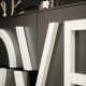 Driade Love Medium Contenitore nero, grigio chiaro dettaglio