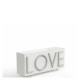 Driade Love Medium Contenitore bianco, grigio chiaro vista