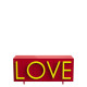 Driade Love Medium Contenitore rosso, giallo fluo vista