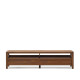 Mobile TV Sashi in legno massiccio di teak 200 x 40 cm Kavehome vista