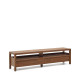 Mobile TV Sashi in legno massiccio di teak 200 x 40 cm Kavehome vista