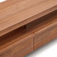 Mobile TV Sashi in legno massiccio di teak 200 x 40 cm Kavehome dettaglio