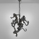 Monkey Lamp Chandelier Black Seletti dettaglio