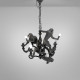 Monkey Lamp Chandelier Black Seletti dettaglio