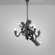 Monkey Lamp Chandelier Black Seletti dettaglio