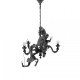 Monkey Lamp Chandelier Black Seletti vista