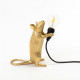 Mouse Lamp Step Gold Seletti vista