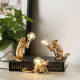 Mouse Lamp Step Gold Seletti ambientazione