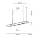 Nucleo L 160 lampada a sospensione Modo Luce dimensioni