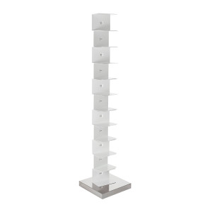 Ptolomeo Art H 160 Libreria Bianco-Inox