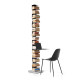 Ptolomeo Wall H 70 libreria nero Opinion Ciatti vista