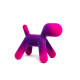 Puppy cane astratto medium bicolore effetto velluto Magis vista