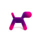 Puppy cane astratto medium bicolore effetto velluto Magis vista