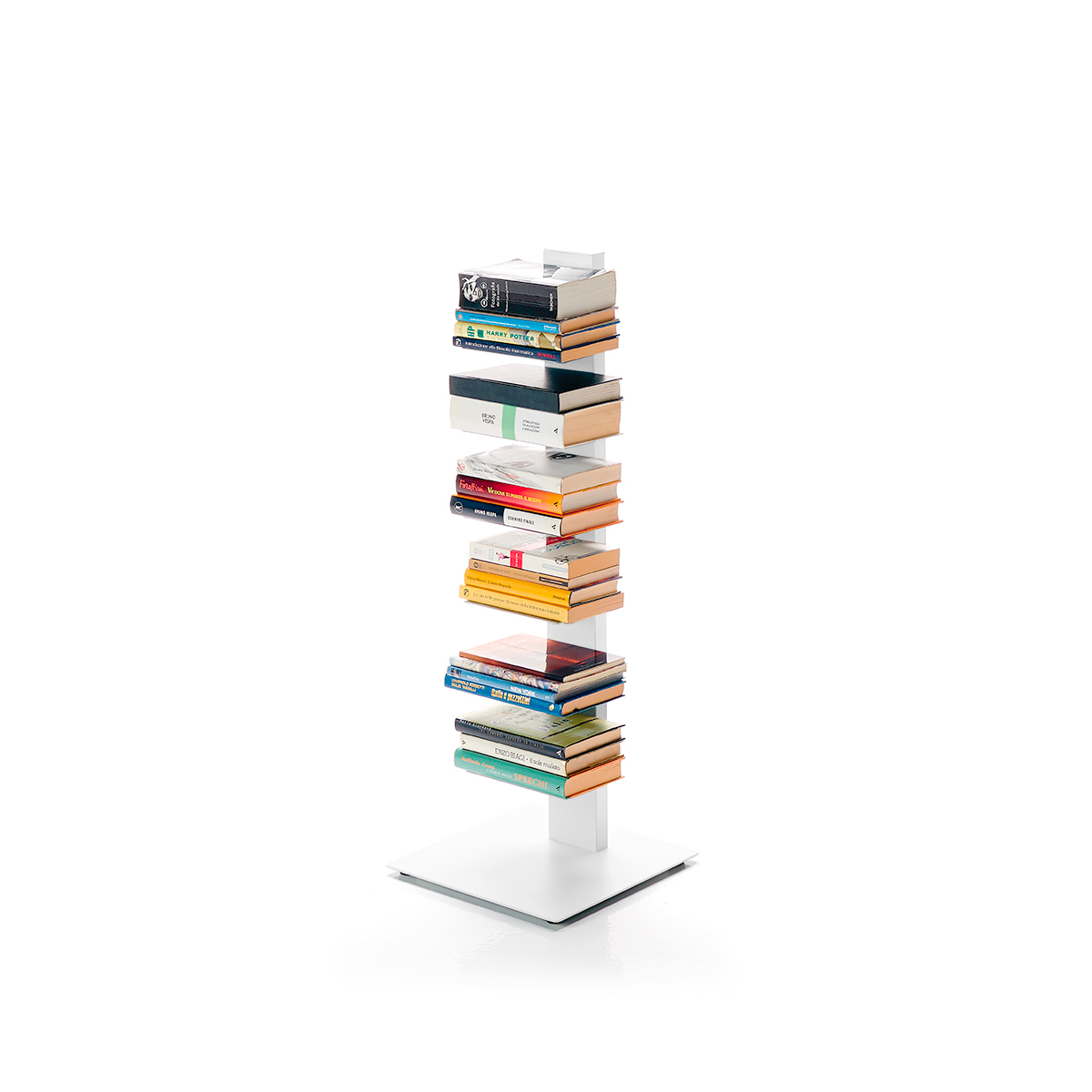 BBB ITALIA lampada LUX a LED per libreria SAPIENS H 97 BIANCA (Bianco opaco  - Alluminio) 