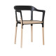 Steelwood Chair Sedia con braccioli Magis vista